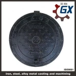 Cast water tank manhole cover en124 d400,cast iron manhole covers