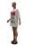 Import Casual Women Letter Print White Bandage T Shirt Dress from China