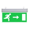CE ROHS factory price aluminum acrylic single double sided LED fire emergency EXIT sign light
