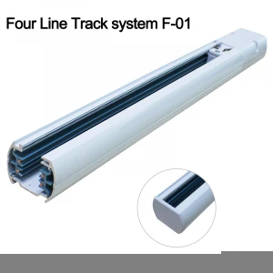 CE RoHS ISO9001 ISO14001 certificate track light system aluminum housing 3 phase led rail