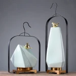 Ceramic rock decoration, living room,  metal soft furnishings home decoration accessories modern