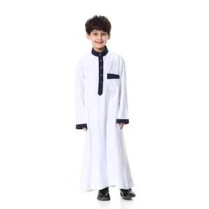 Cheap and fine Factory Wholesale traditional Loose and Breathable kids pray dress girls muslim children low price daily wear