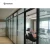 Import Cheap Office / Living Room / Conference Room  Aluminium Glass Partition Wall With Blinds Design from China