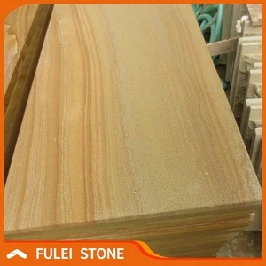 Cheap price best quality natural yellow sandstone wall cladding tile