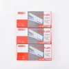 Cheap Prices Full body metal sliver Hand held Clamp stapler streamline stapler Labor-saving office stapler  Factory supply