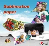 cheap transfer paper A4 Size /100 Sheets for dye sub printing on to t-shirts