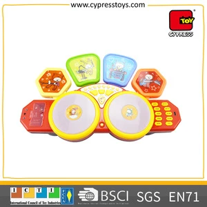 children toys birch drum electronic music instrument set with chair