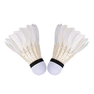 china brand classic rsl silver used racket goose feather shuttlecock badminton