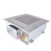 china chilled water four way cassette fan coil unit for Office ceiling mounted air conditioning FCU