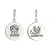 Import China Factory Wholesale Minimalist pattern lines 12 sign pendant Hypoallergenic Horoscope Sign Round Pendant Zodiac Necklace from China