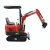 Import China Manufacturer 800kg mini hydraulic crawler earth-moving excavator from China