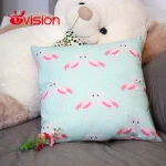 China manufacturer best selling 100% cotton custom design printing square sofa decorative seat cushion