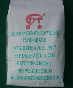 china manufacturer calcium carbonate heavy FCC/BP/USP