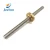 Import China manufacturing 8mm 14mm 25mm 400mm trapezoidal thread rods cnc lathe 1605 ball screw and nut trapezoidal T8 lead ball screw from China