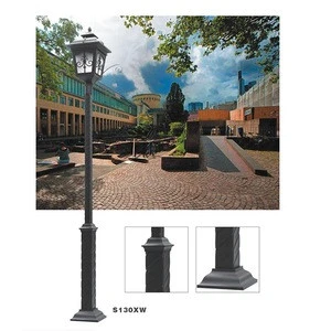 China Outdoor Waterproof Antitrust Garden Light Steel Pole Price Street Used Lamp Post