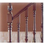 China professional carved wood columns mold balustrade