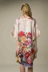 China silk pajamas woman comfortable baggy sleepwear / skirt