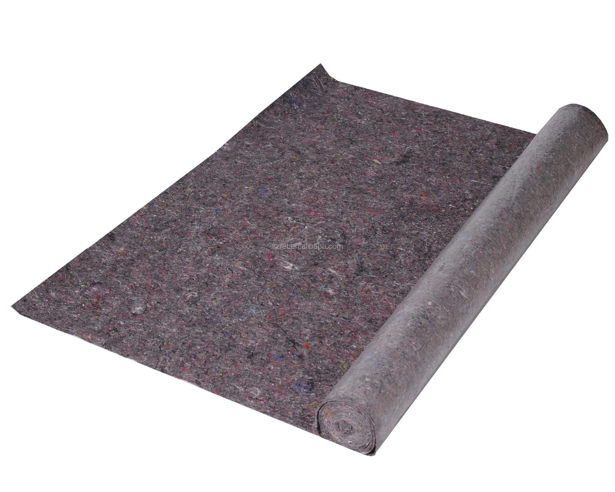 Chinese mattress felt waste cloth pad non woven felt with pe film abdeckvlies malervlies floor painters protector
