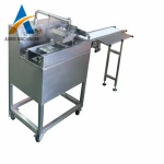 Chinese supplier small chocolate snack enrober machine price chocolate enrobing coating pan machine