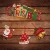 Christmas Decoration supplies Door Handle Hanging Santa Snowman Pattern Pendant Christmas Products