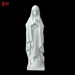 church religion marble blessed virgin mary statues