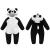 Clothing Infant 100% Cotton Animal Cute Panda Boy Baby Rompers Hooded Animal Baby Boys&#x27; One-Piece Rompers