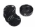Import Coasters for Drinks 6-Piece with Holder,Marble Black Round Cup Mat Pad Set Of Home and Kitchen Use from China