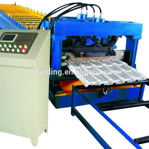 color steel roof tile making machine price/zinc coated steel roofing tiel forming machine in china