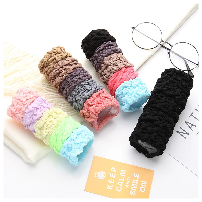 Colorful Basic Hair Ropes Elastic Rubber Hair Bands Girls Hair AccessoriesHeadwear Wholesale