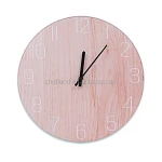 colorful design glass clock