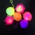 Import Colorful Light-Up Toys Smile Jump Fluffy Ball Luminous LED rubber Bouncy Ball Kids Gift Halloween Christmas Glow Party Supplies from China