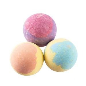 Colorful Natural Organic Relaxing Gift Fizzy Bath Bombs Fizzer Ball Fizzy Candy with Rich Bubble