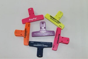 colorful plastic magnet chip bag clip manufacturer