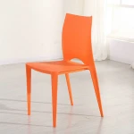 Colorful Stackable Plastic Home Furniture Garden Chair Restaurant Dining Chair