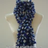 comfy mohair ladder yarn knitted scarf