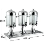 Commercial 6L/12L/18L 3 Tanks Cold Juice Dispenser /Drink Dispenser With Led Light