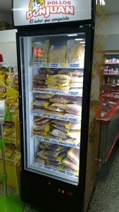 Commercial Glass Door Display Refrigerator Freezer for Supermarket