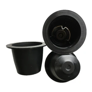 Compatible empty plastic coffee capsule for nespresso coffee machine