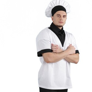 competitive high quality Hot sale summer short restaurant cooking chef uniform bar waiters uniforms for restaurant