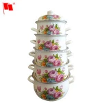 Cookware Sets Cooking Pot Enamel Cast Iron Casserole Ceramic Dinner Plate Sets