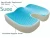 Import cool gel coating memory foam orthopedic seat cushion for coccyx relief suitable for car office chair &amp; wheelchair travel from China