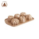 Creative baking mold cast aluminum 6 cups and more non-stick cake mold Cake bakeware for cake decorating supplies