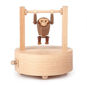mini wooden music box