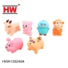 Creative soft rubber bath toy animal for kids 5pcs