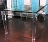 Custom acrylic livingroom furniture, acrylic dining table