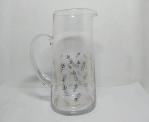 custom cheap hand blown 1.7L glass water coffee juice jug carafe set