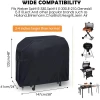 custom colorful small outdoor waterproof electric grill cover barbecue grill cover heavy duty grill burner waterproof bbq cover