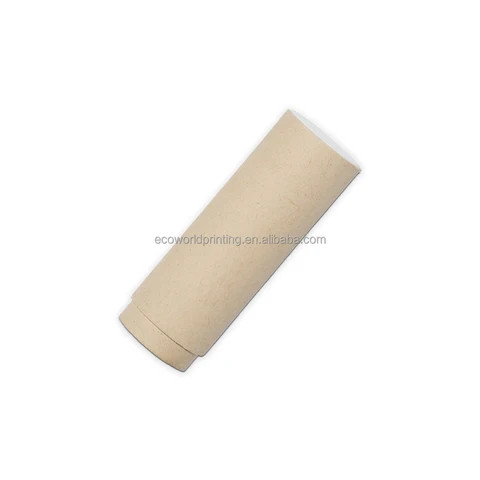 Custom Cylinder Minimalist Cosmetics Essential Oils Fragrance Paper Tube Packaging Box