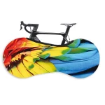 Custom design novelty elastic dust-proof bike sleeve half bicycle cover bag