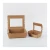 Import Custom Disposable Recycle Craft Paper Boxes Food Packaging Boxes Tray from China